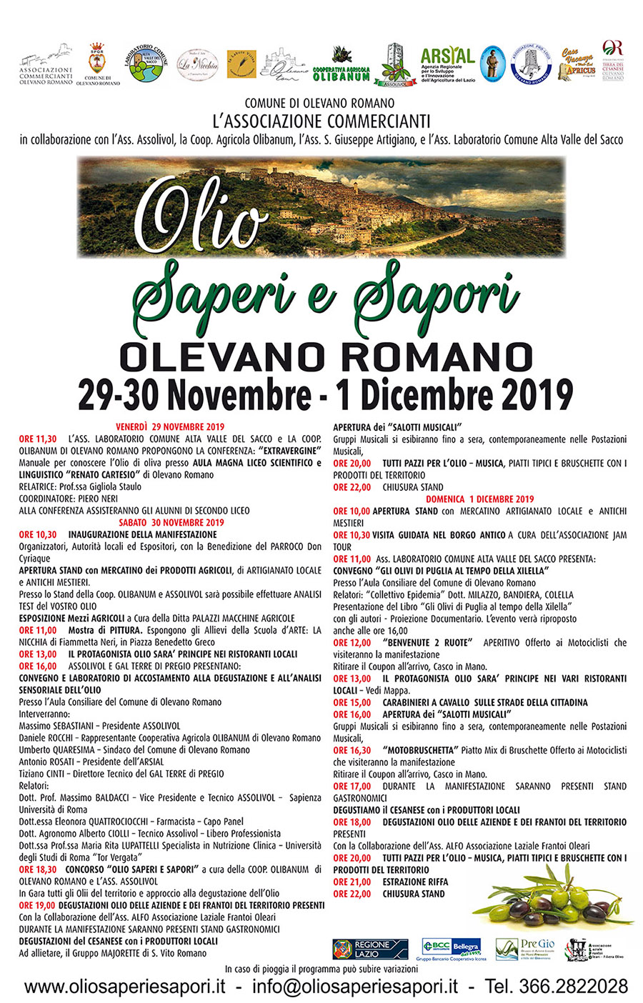 Olevano Romano, 1 dicembre 2019